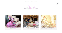 Desktop Screenshot of littlenailshop.com
